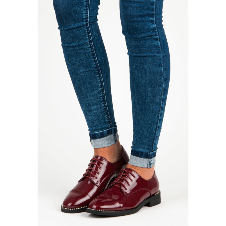 Primavera Ženske lakirane cipele crvena 1