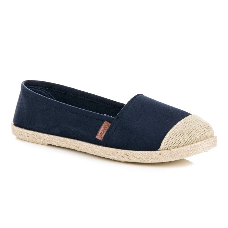 McKey Mornarskoplave espadrile od antilopa plava 1