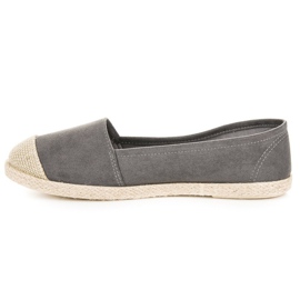 McKey Sive espadrile od antilopa siva 1