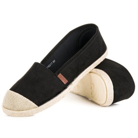 McKey Espadrile od crne antilopa crna 2