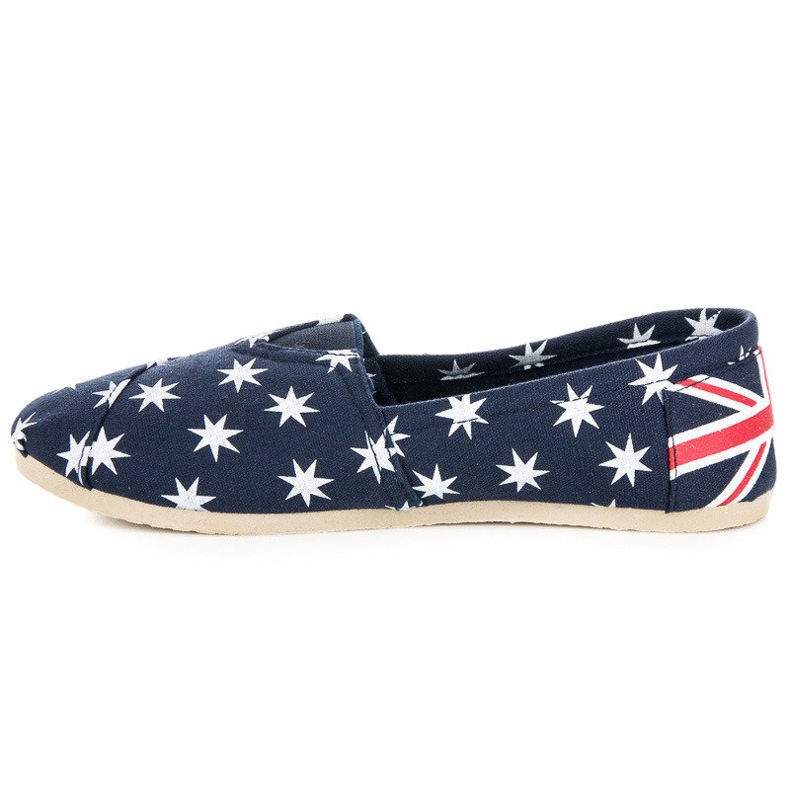 McKey Modne slip-on espadrile bijela tamnoplava 1