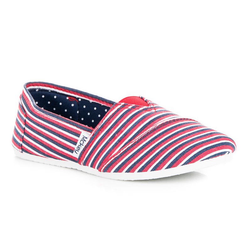 McKey Prugasti sliponi crvena 1