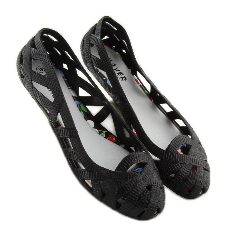 Balerinke meliski crne ažur KM127 crne crna 1