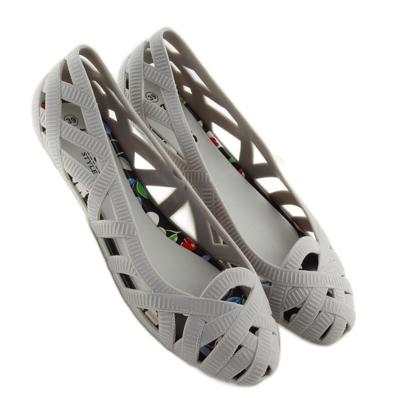 Balerinke Meliski ažur sive KM127 L.SIVA 1