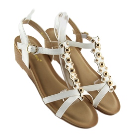 Sandale na nisku potpeticu bijele HX-1 bijele bijela 1