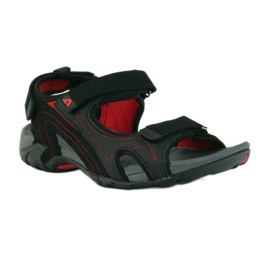 American Club Američke ženske sandale sa pjenastim uloškom crno 1