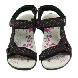 American Club Sandale s američkim kožnim umetkom iz 1717 ružičasta crno 4