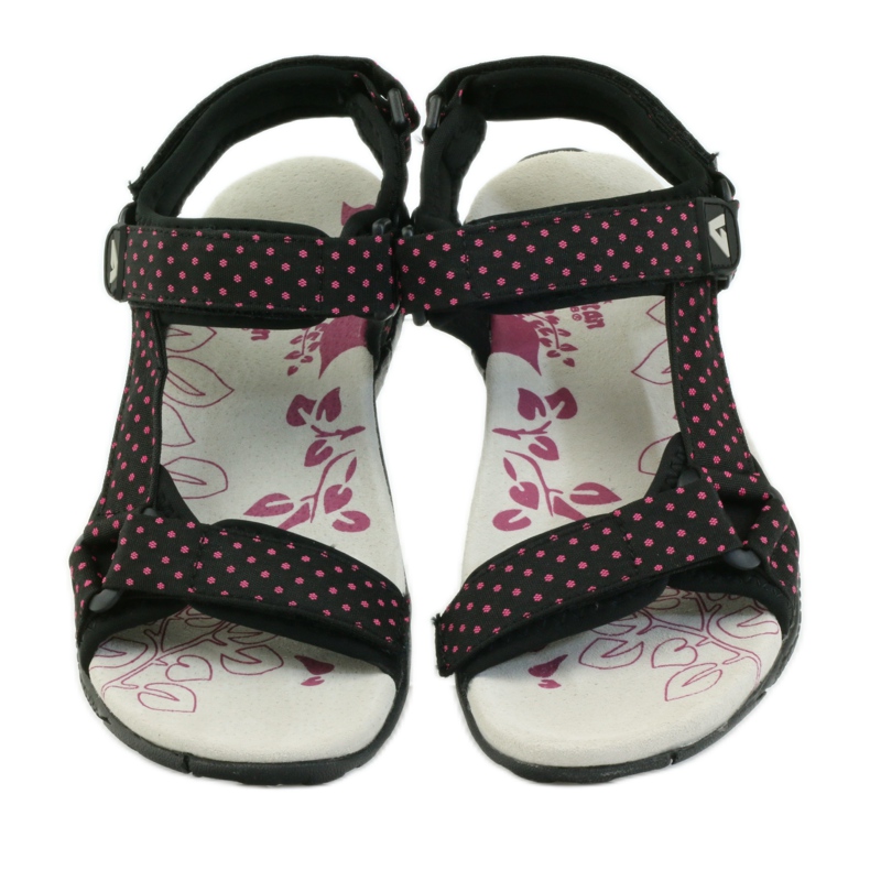 American Club Sandale s američkim kožnim umetkom iz 1717 ružičasta crna 4