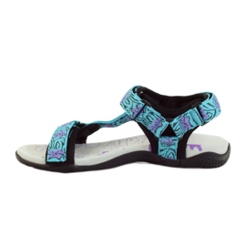 American Club Sandale s američkim kožnim umetkom iz 1717 plava ljubičasta 2