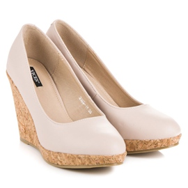 Klinaste pumpe VICES smeđa 2