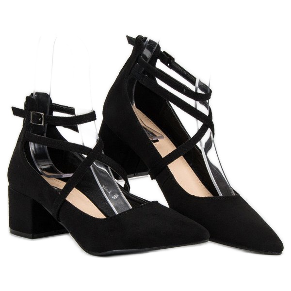 VICES cipele od antilopa crno 2