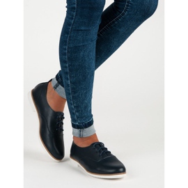 Mazaro tamnoplave kožne cipele plava 2