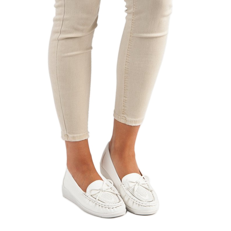 Tullo Ženske bijele mokasine bijela 1
