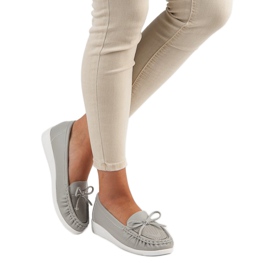 Tullo Ženske sive mokasinke siva 2