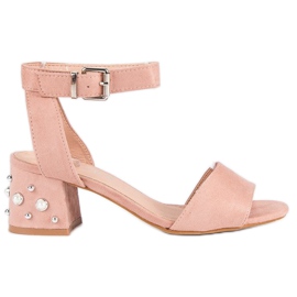 Erynn Sandale s biserima ružičasta 2