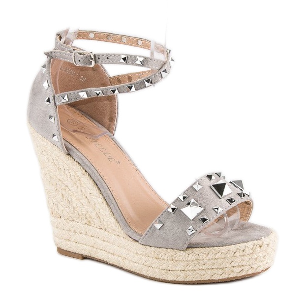 Bestelle Rock espadrile sandale siva 1