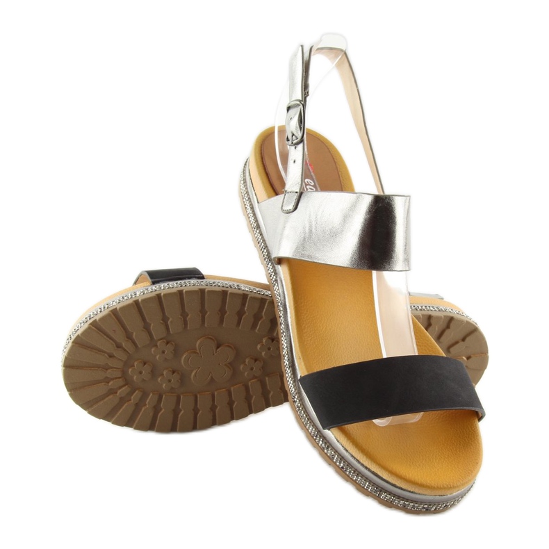 Crne ženske sandale SL88P Black crna 2