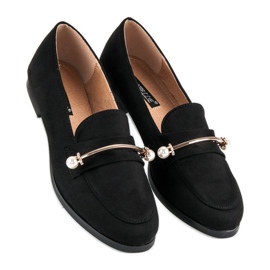 Crni brogovi s biserima crno 1