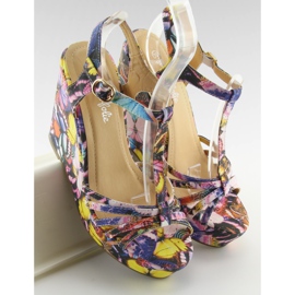 Sandale na klin YX-17 crne crna 1