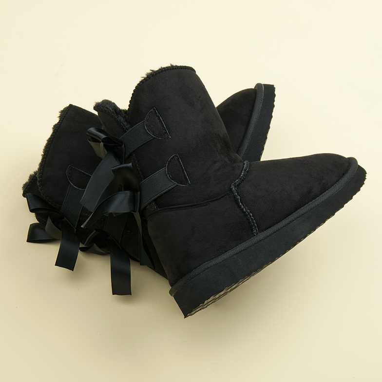 Bello Star Mukluki s lukovima crno 1