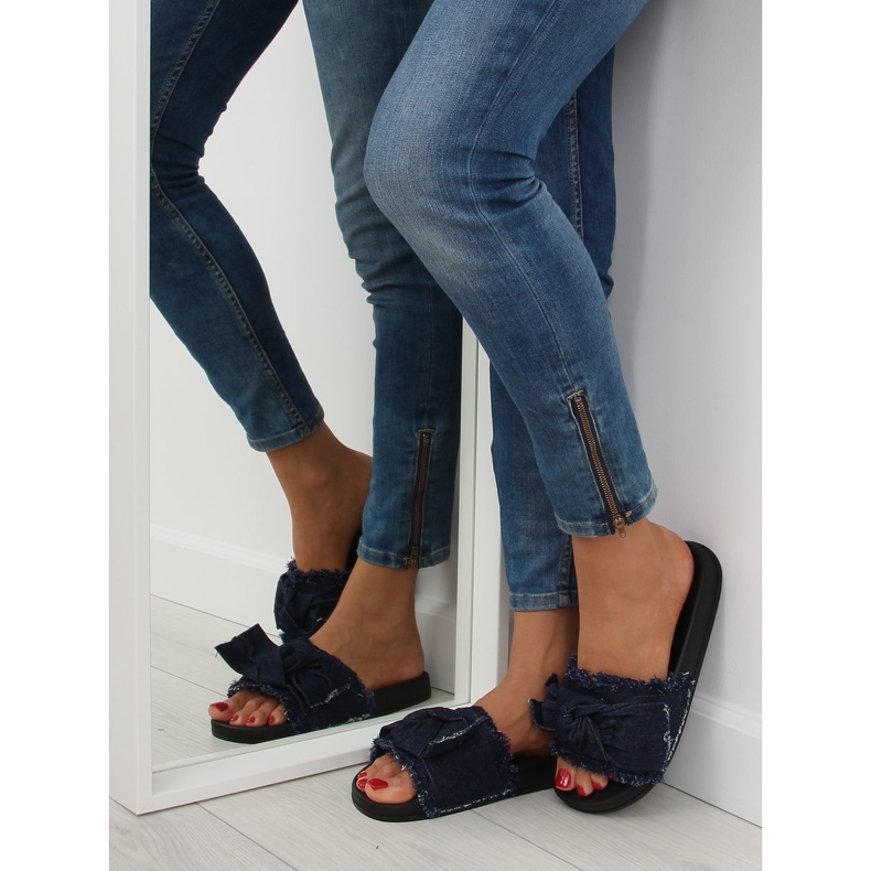 Mornarsko plave traper papuče HN55 D.BLUE mornarsko plava 2