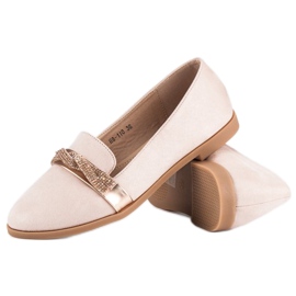 Bestelle Cipele od antilopa s kristalima ružičasta 2