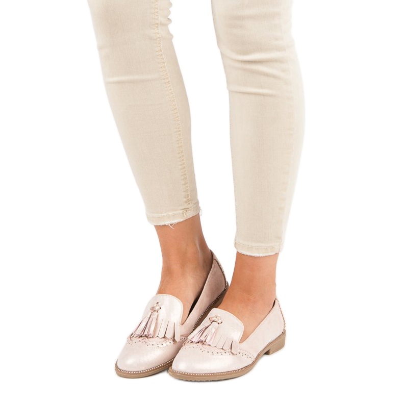 Bestelle Elegantne ženske loaferice ružičasta 2