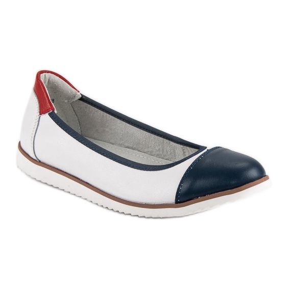 Filippo Kožne balerinke bijela 1