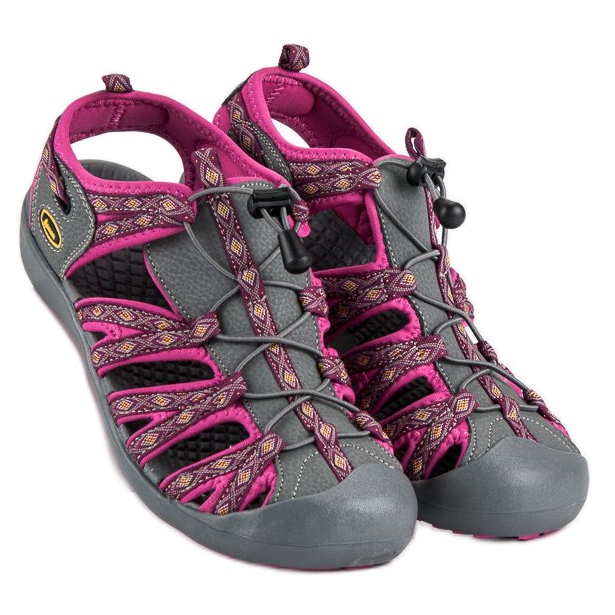 American Club Zatvorene američke sandale ljubičasta siva 1