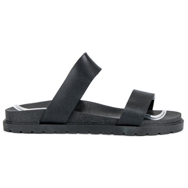 Ženske crne papuče crno 1