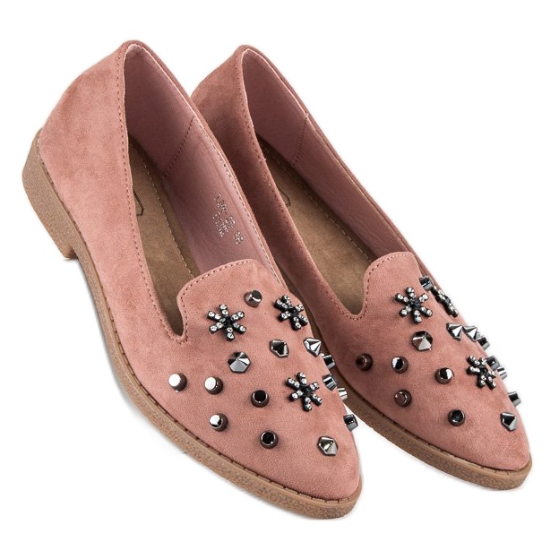 Ružičasti lordovi s rhinestones ružičasta 1