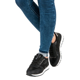 Crne tenisice na vezanje crno 1