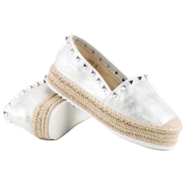 Forever Folie Espadrile na platformi siva 2