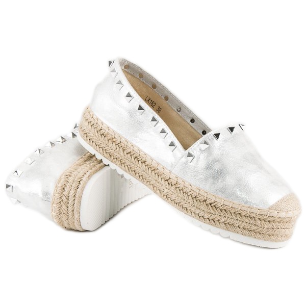Forever Folie Espadrile na platformi siva 2