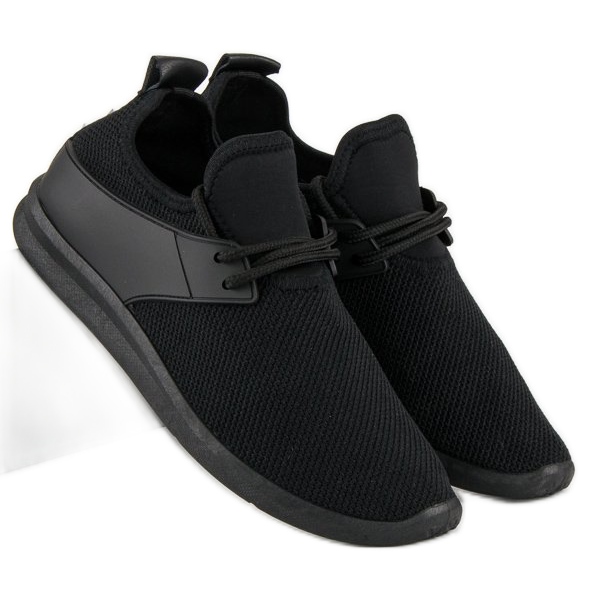 Super Me Crne tekstilne tenisice crna 1