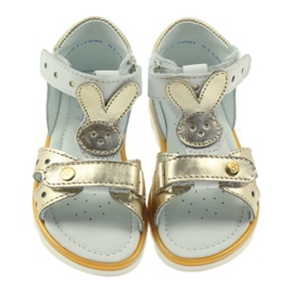 Bartek sandalki aplikacija zec fleksibilan 31491 bijelo/zlato bijela 4