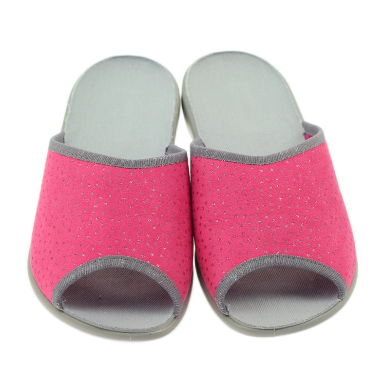 Befado ženske cipele papuče 254d088 papuče siva ružičasta 4