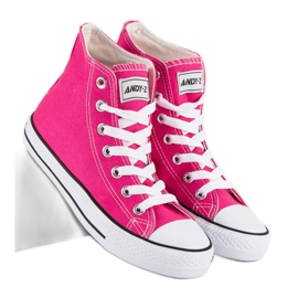 Andy Z Klasične tenisice iznad gležnja ružičasta 2