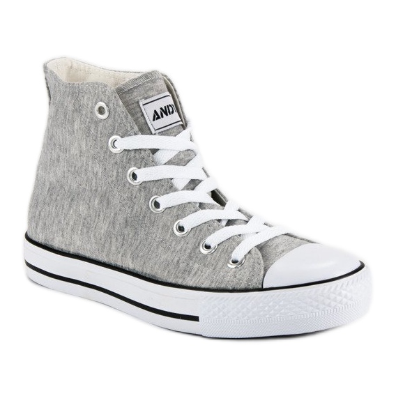 Andy Z Klasične tenisice iznad gležnja siva 2