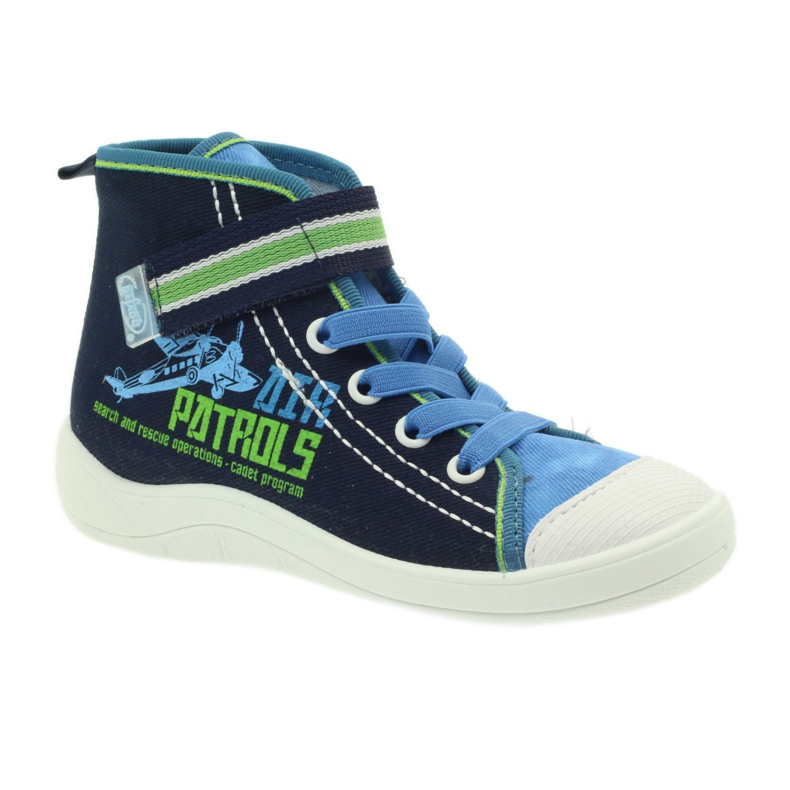 Befado dječje cipele, tenisice, papuče 268x066 mornarsko plava plava zelena 1