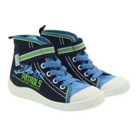 Befado dječje cipele, tenisice, papuče 268x066 tamnoplava plava zelena 3