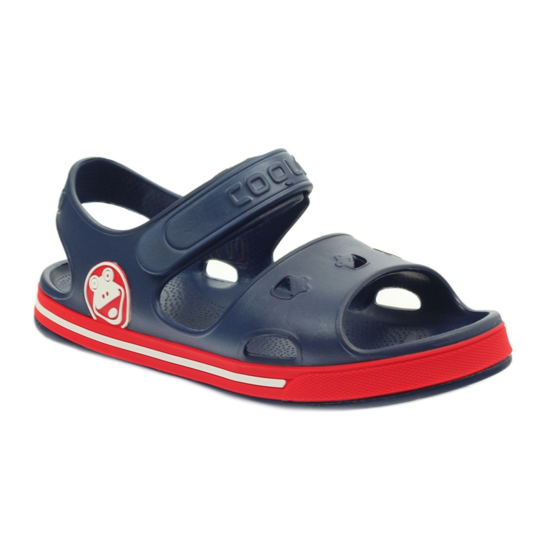 Sandale za vodu Żabka COQUI Navy Blue crvena mornarsko plava 1