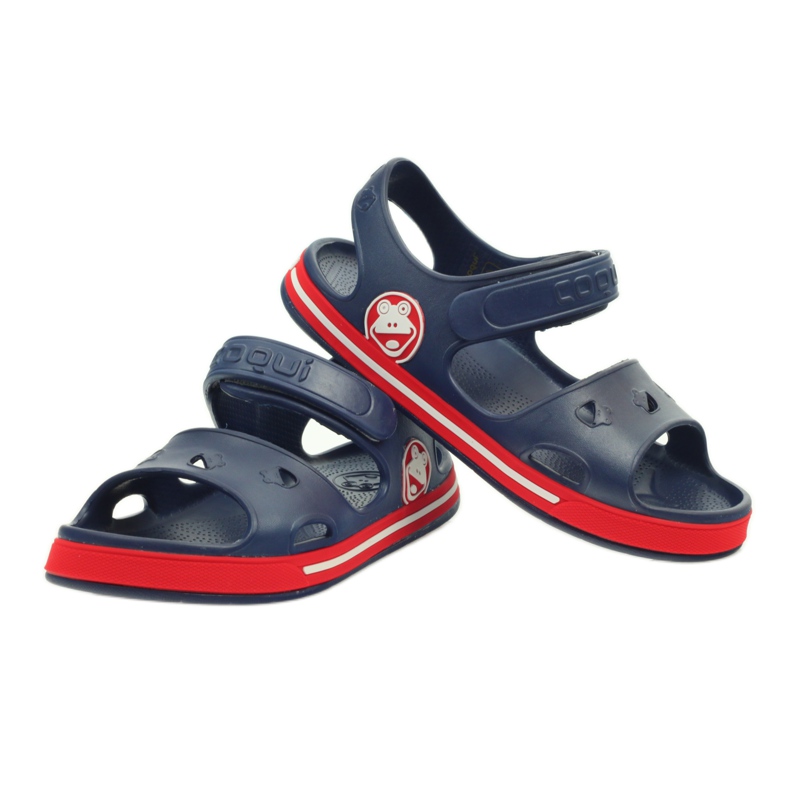 Sandale za vodu Żabka COQUI Navy Blue crvena mornarsko plava 3