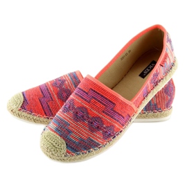 Ženske espadrile Fluo 3051 Fushia narančasta 2