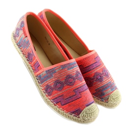 Ženske espadrile Fluo 3051 Fushia narančasta 1
