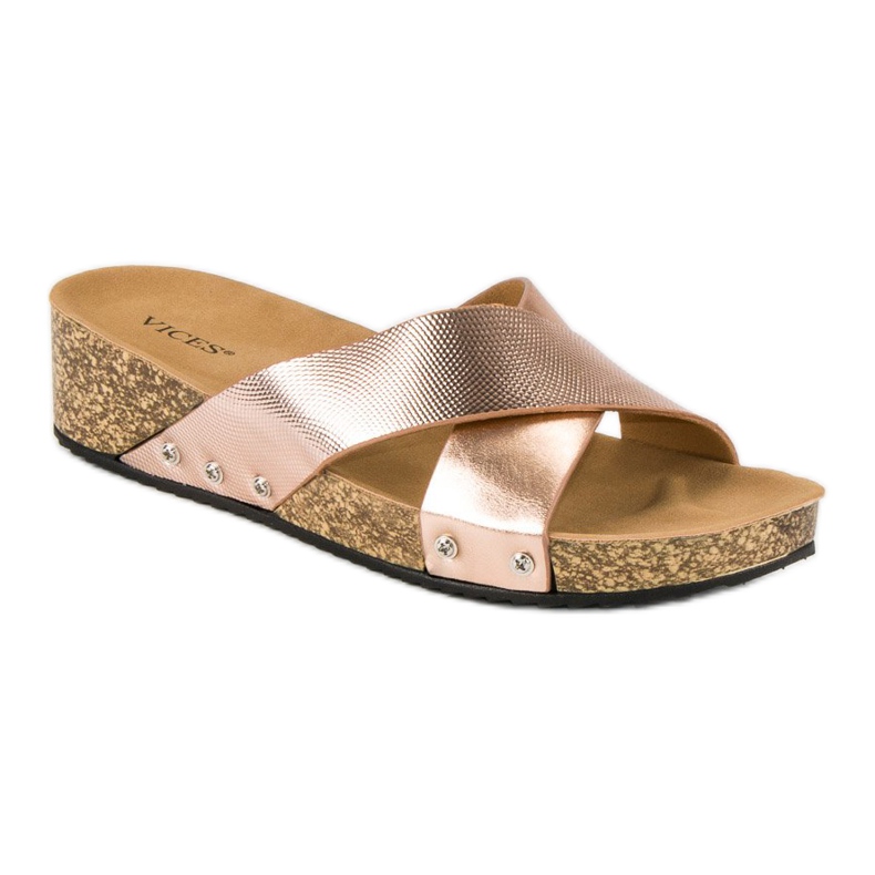 Vices Elegantne poroke papuče ružičasta 1