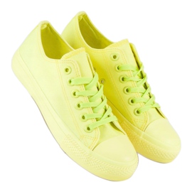 SHELOVET Žute tenisice na uvezu žuta boja 1