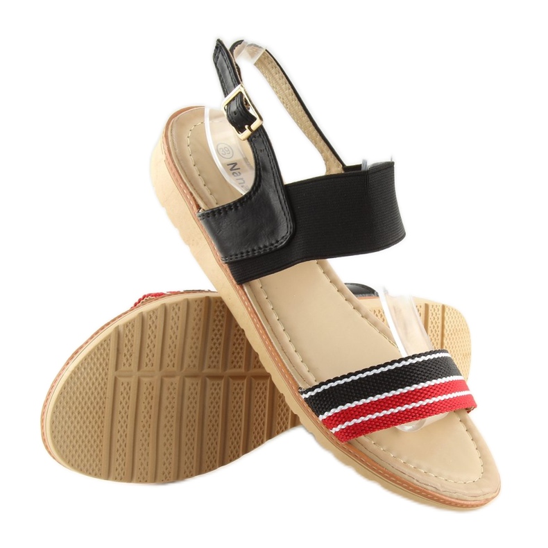 Crne ženske sandale J1024-A4 crne crna 1