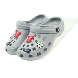 American Club Začepljene papuče Ronaldo sive američke siva 4