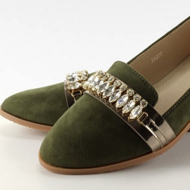 Elegantni lordovi s kubičnim cirkonima JH20P Green zelena 1